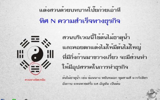 การแต่งสวนด้วนฮวงจุ้ย