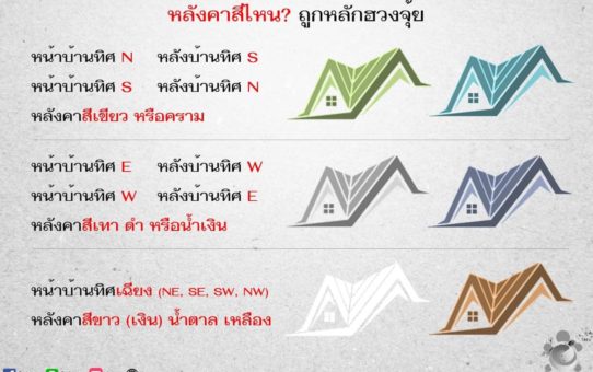 การเลือกสีหลังคา