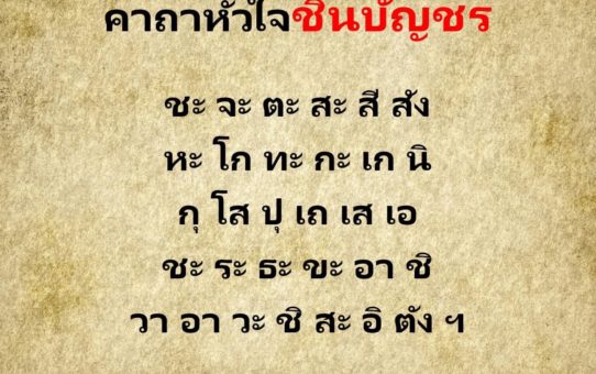 คาถาหัวใจชินบัญชร